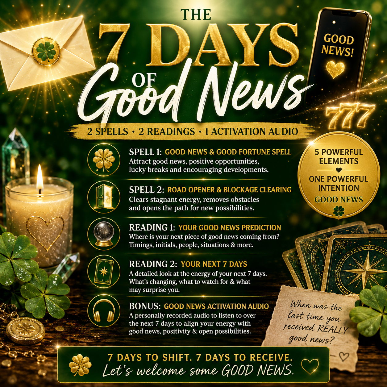 7 DAYS OF GOOD NEWS VIP PACKAGE