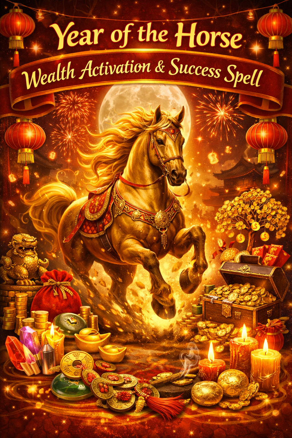 Year of the Horse Wealth Activation & Success Spell