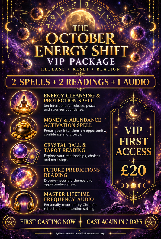 The October Energy Shift VIP Package