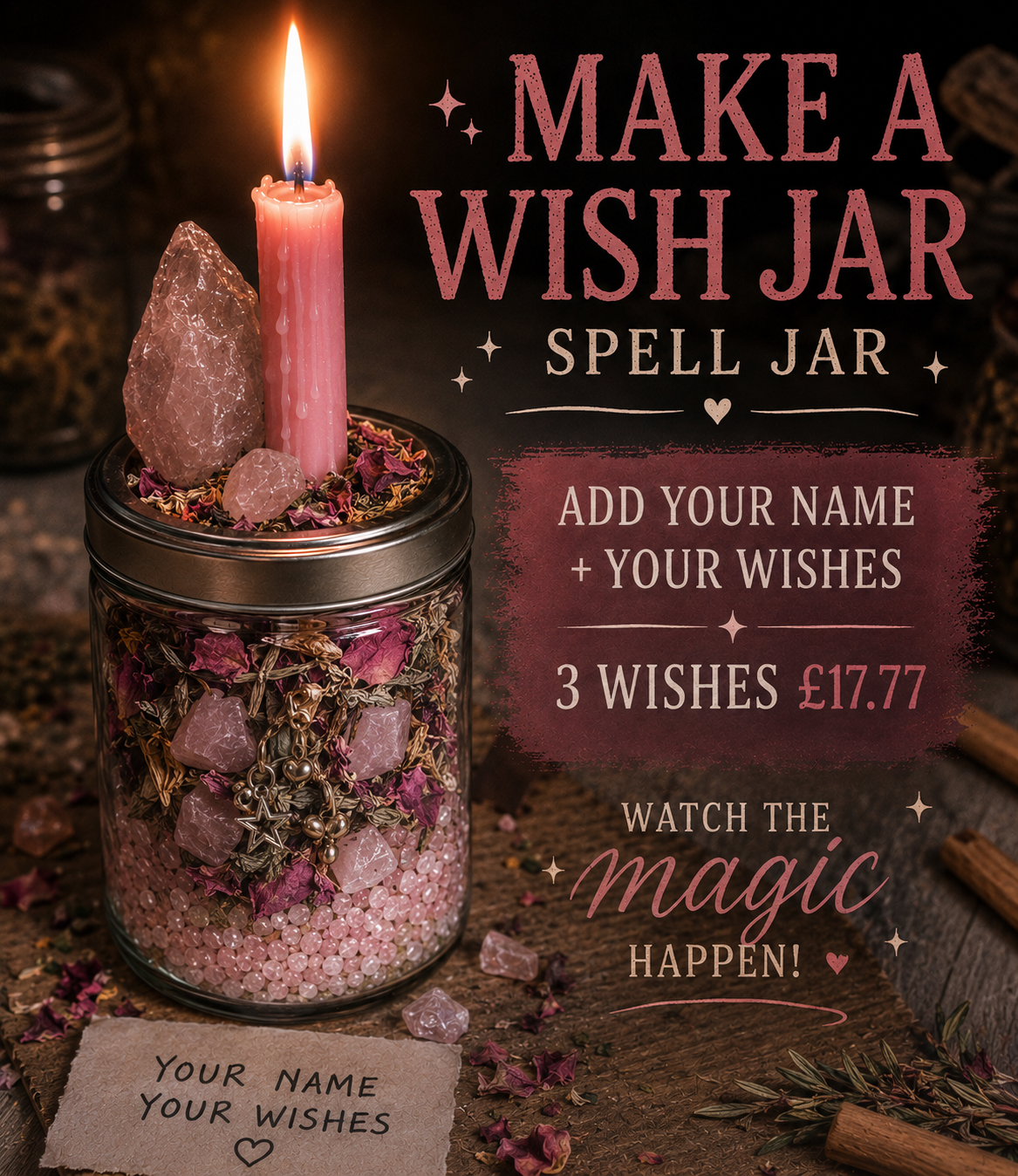 MAKE A WISH SPELL JAR