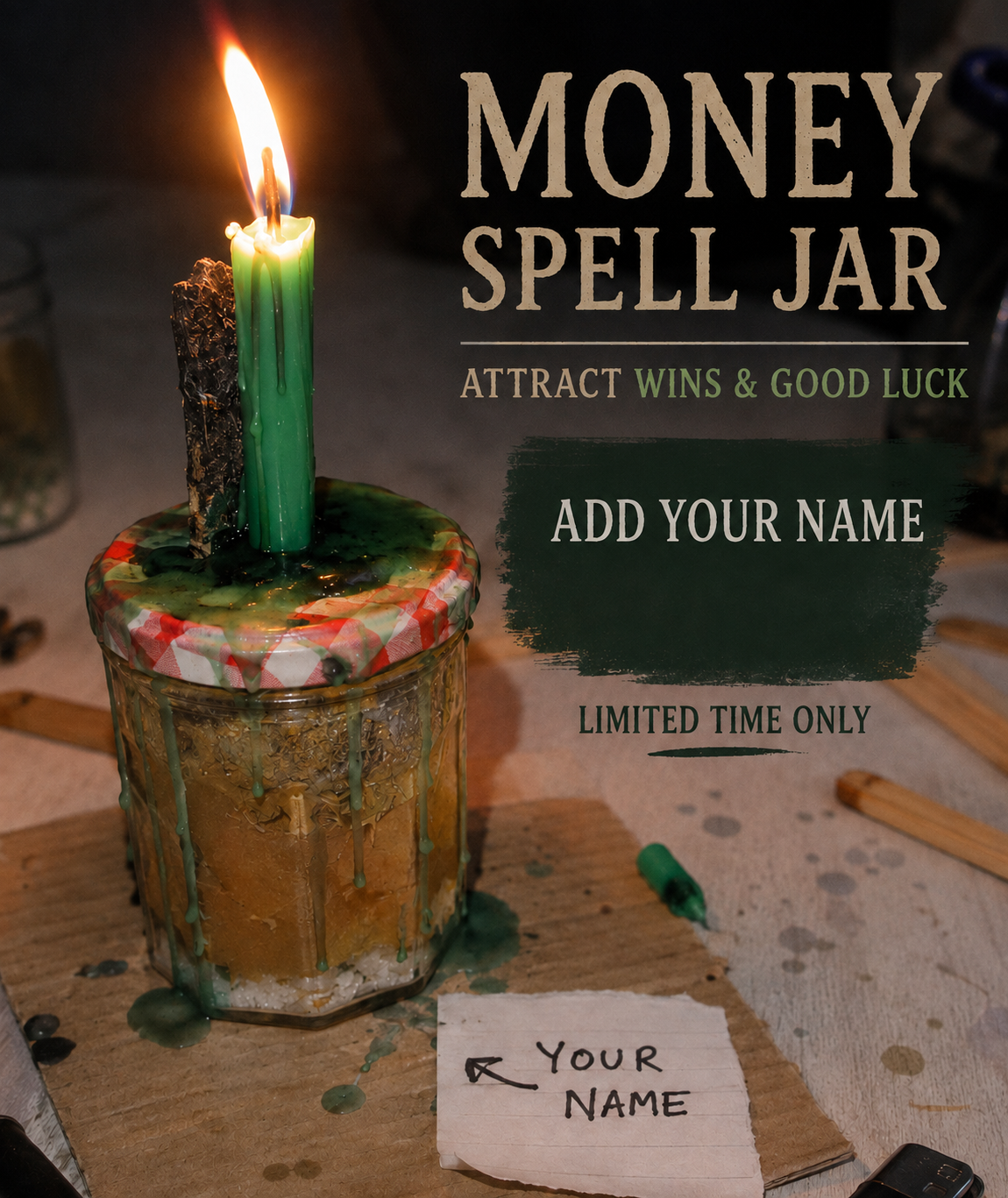 MONEY SPELL JAR * add your name